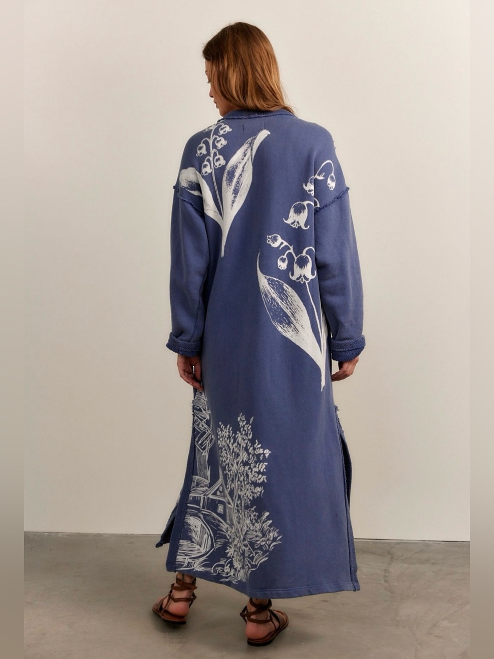 FREE PEOPLE DUTCH MAXI CARDI NWT SIZE M - Picture 2 of 8